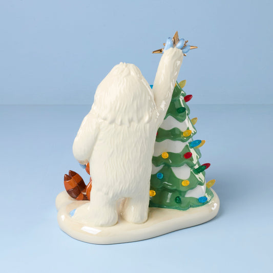 Rudolph and Bumble Lit Figurine