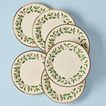 Holiday Dinner Plates, Set of 6