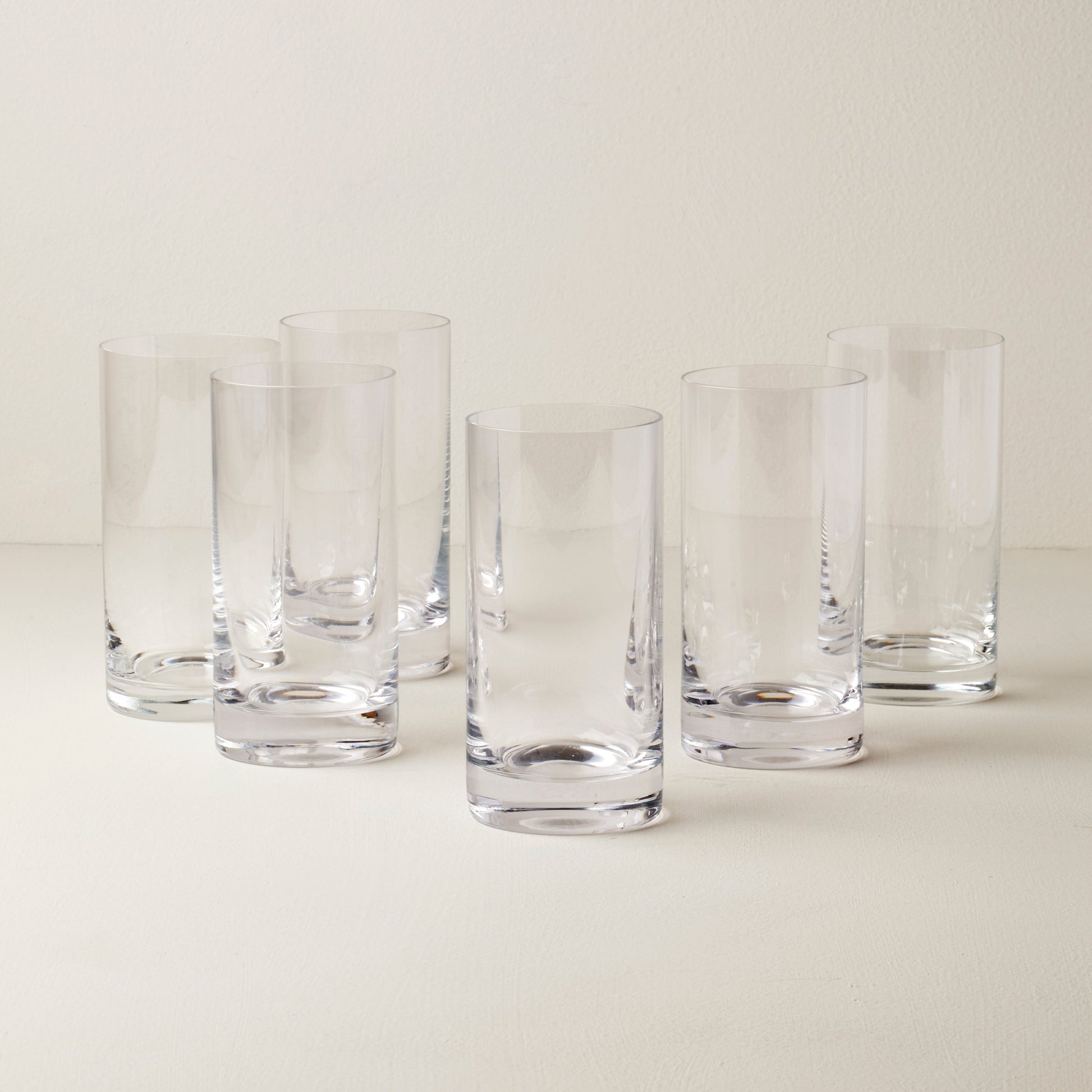 Tuscany Classics Cylinder Highball Glasses, Set of 6