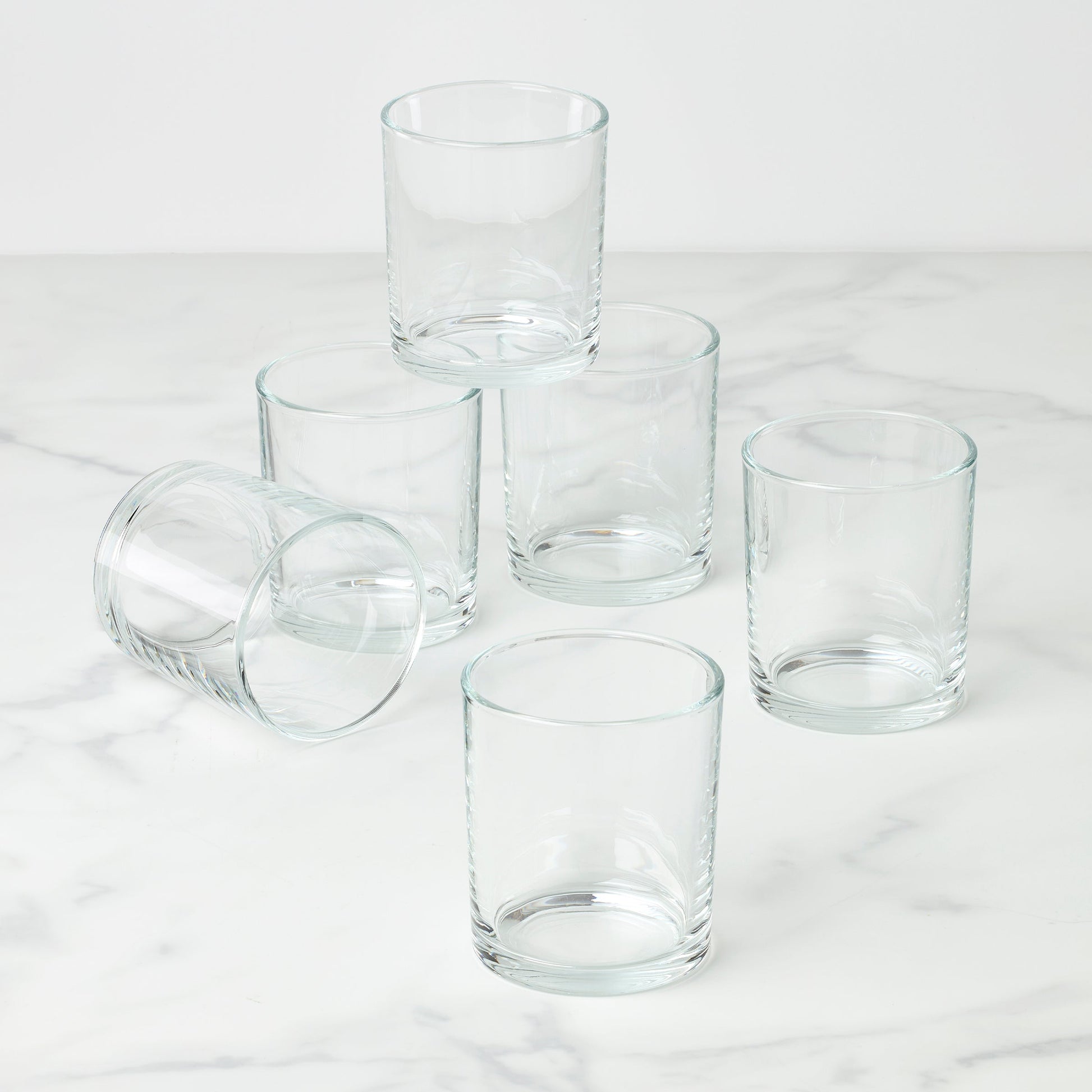 24 Seven Clear Medium Tumblers, Set of 6