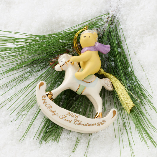 2026 Winnie The Pooh Babys 1st Christmas Ornament