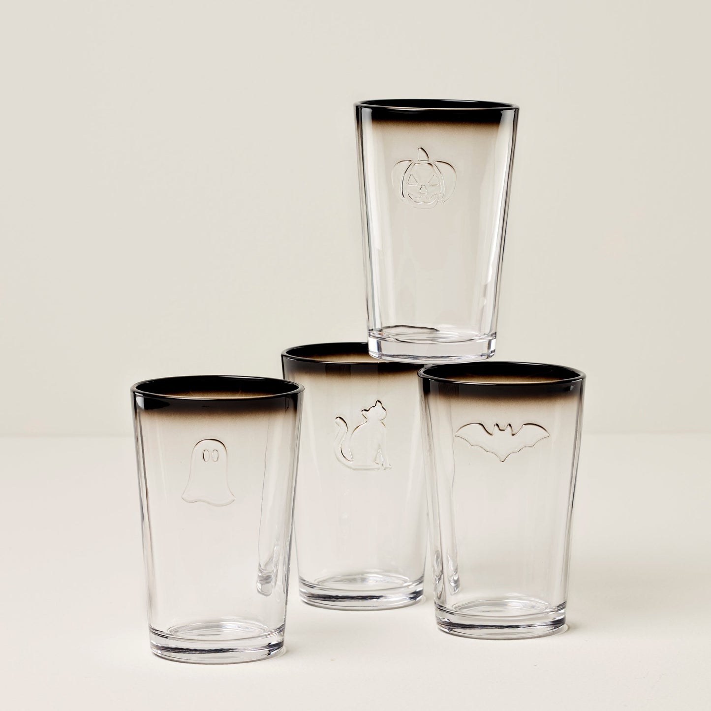 Halloween Embossed Tumbler, Set of 4