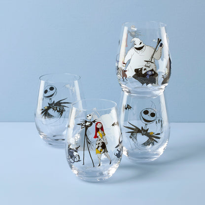 Nightmare Before Christmas Assorted Tumblers, Set of 4