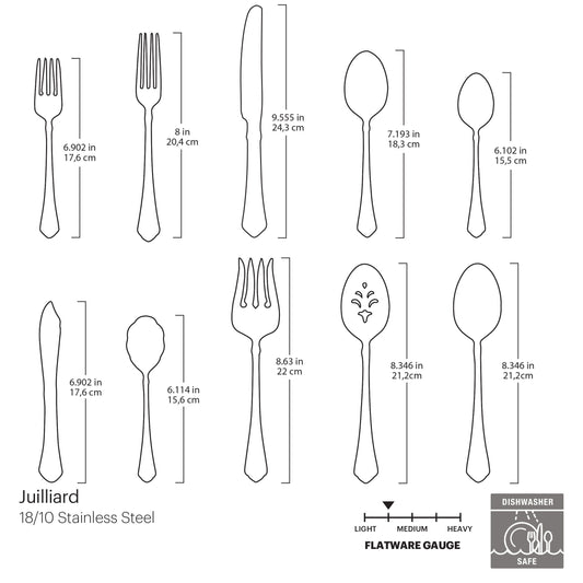 Juilliard 45-Piece Flatware Set
